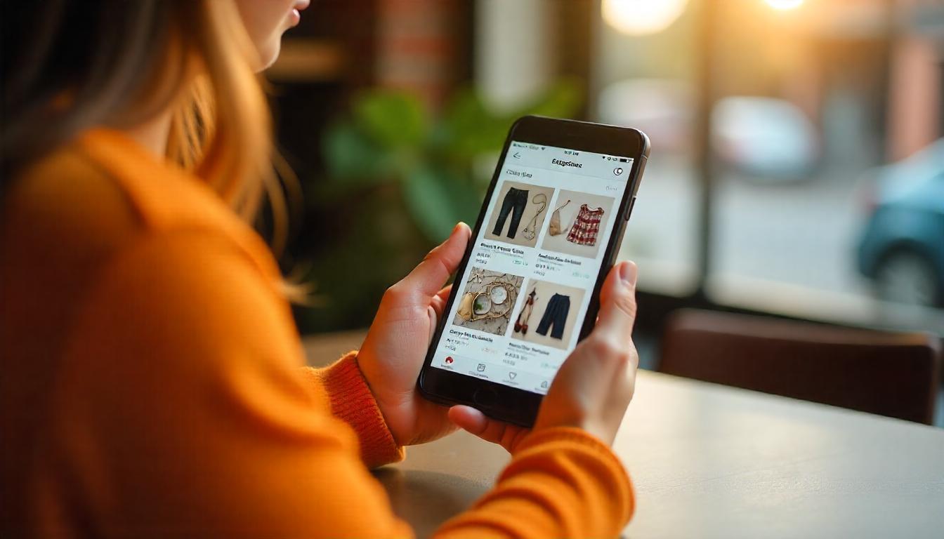 Onlineshopbesitzer shoppable link