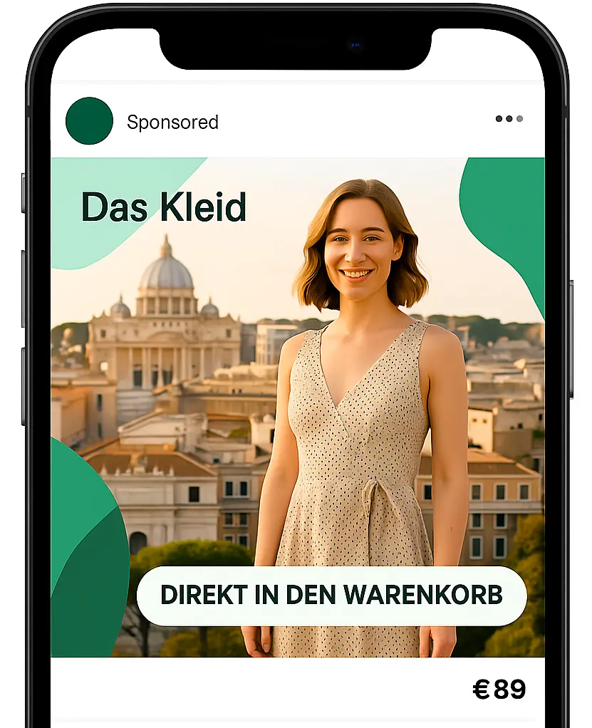 Social-Ad-Sommerkleid Social Shopping