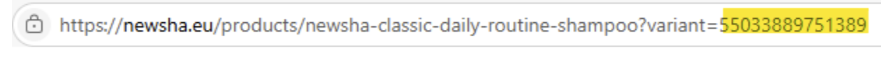 Varianten Id herausfinden Permalink Shopify Bei Varianten Produkten muss die Varianten Id kopiert werden